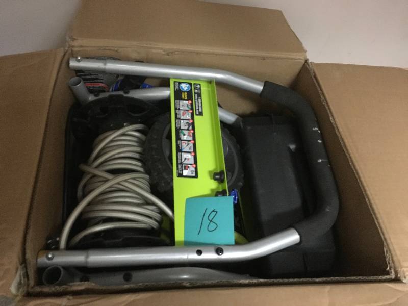 lot 18 image: RYOBI 2,000 PSI 1.2 GPM Electric Pressure Washer in good condition
