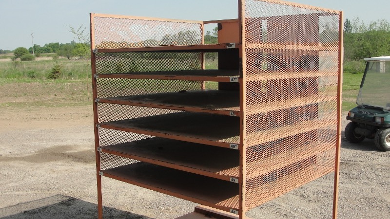 lot 8 image: SHEET METAL RACK