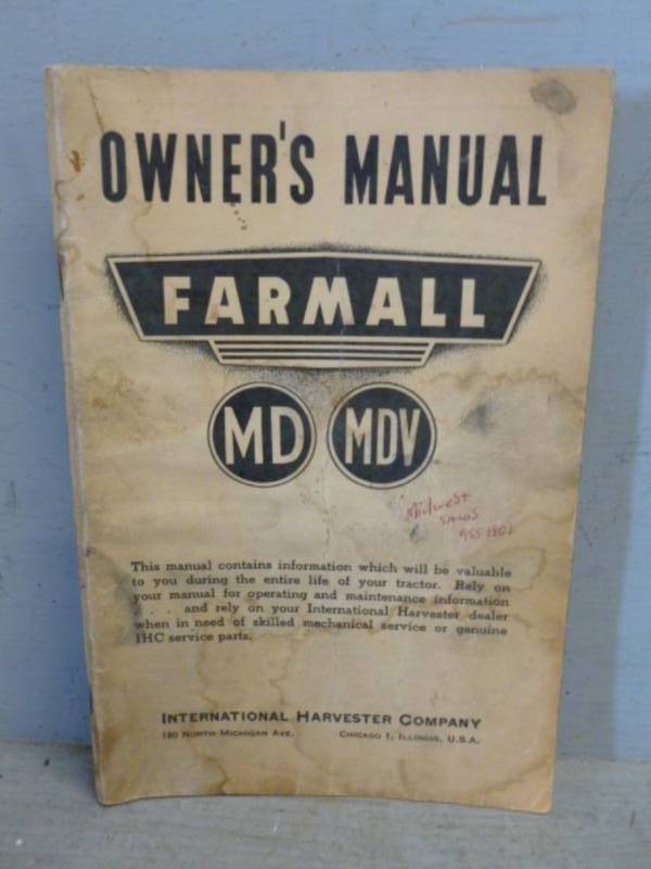 lot 140 image: Vintage Manual