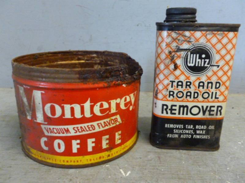 lot 150 image: Vintage Metal Containers