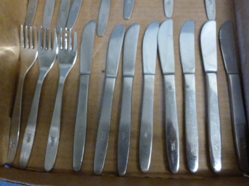 lot 157 image: Vintage Airline Flatware