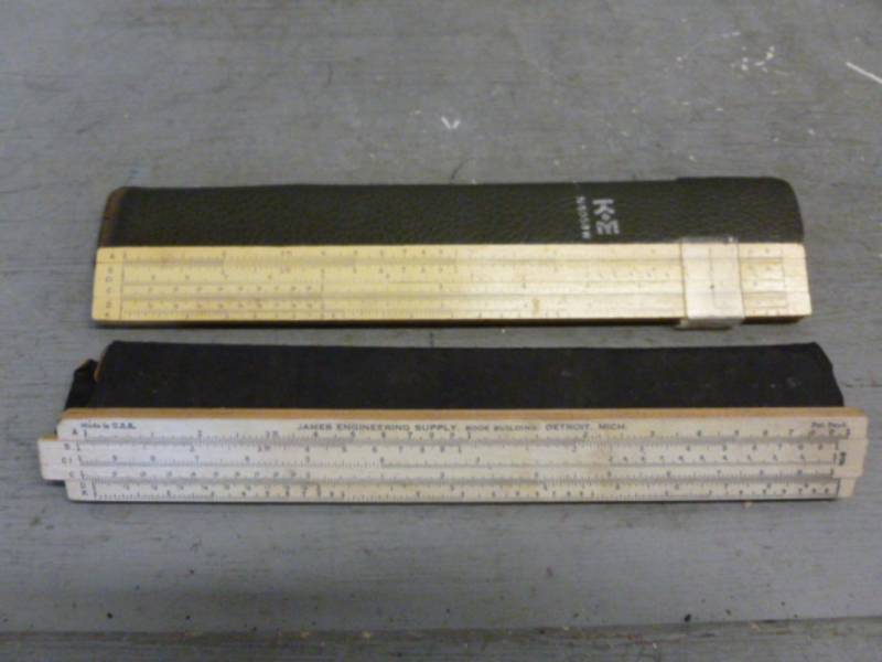 lot 206 image: Vintage Slide Rulers
