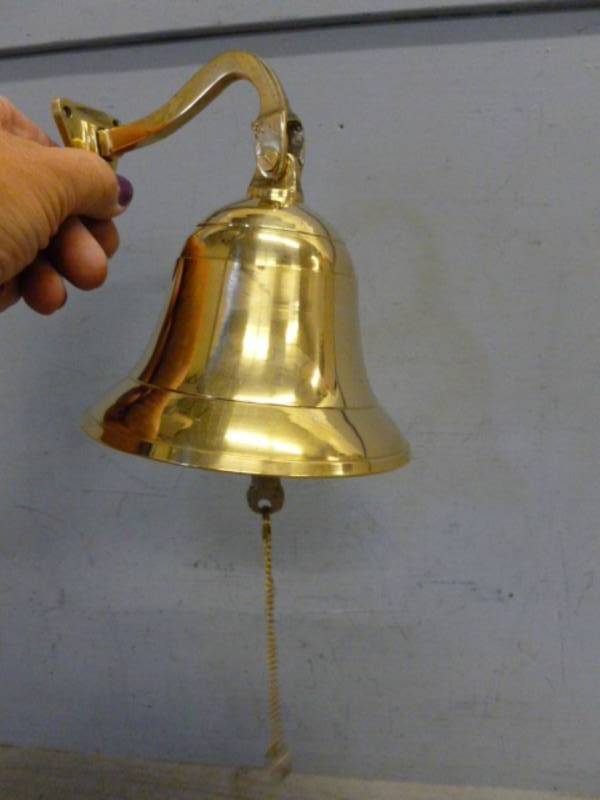 lot 232 image: Cast Brass Bell