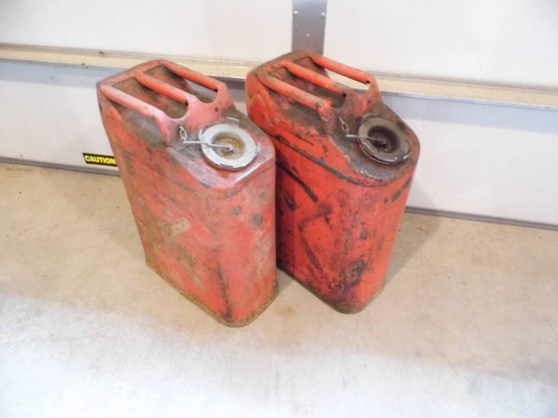 Lot of 2 Gas Cans