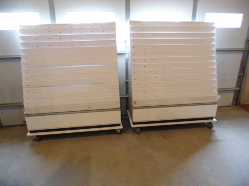 Lot of 2 Card Racks