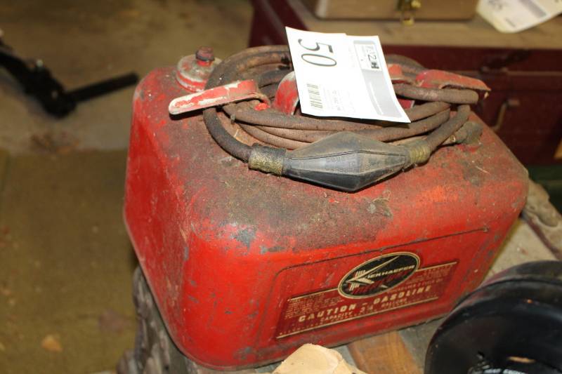 lot 50 image: Keikhaefer Mercury 3.25-Gallon Boat Gasoline Can