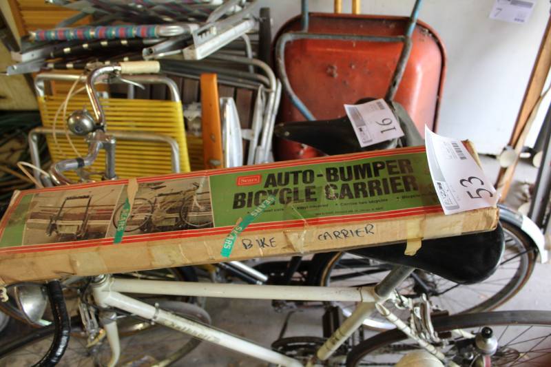 lot 53 image: Sears Auto-Bumper Bicycle Carrier