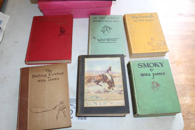 lot 302 image: Lot of (6) Will James First Edition Hardback Novels