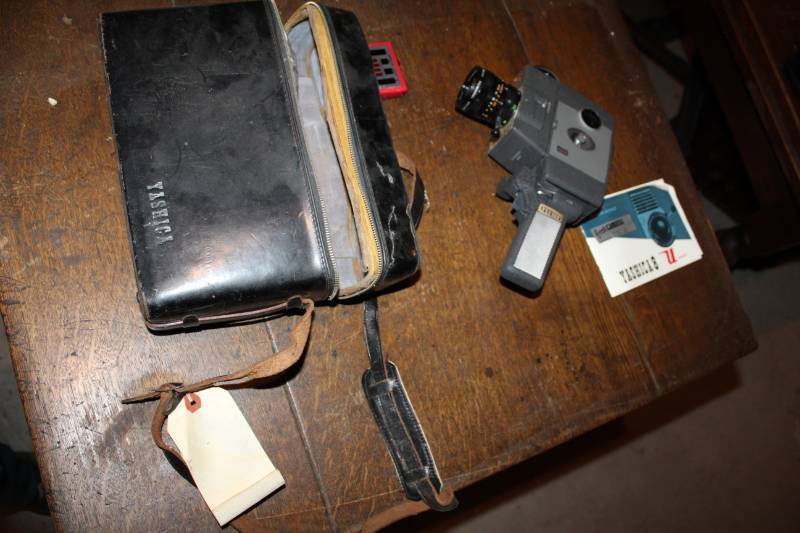 lot 221 image: Yashika 8 U-matic Movie Camera with Case, Manual