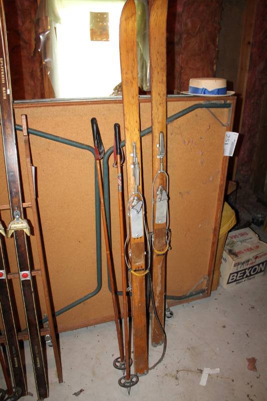 lot 245 image: Cross Country Skis and Poles