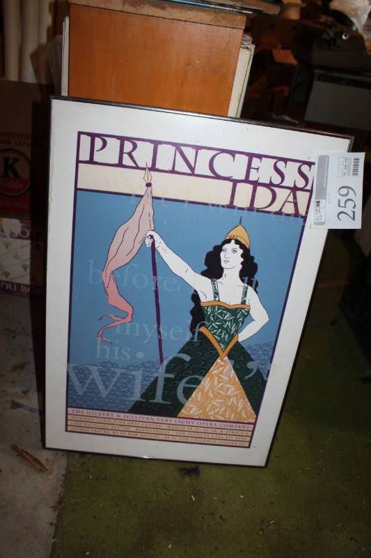 lot 259 image: Princess Ida Framed Wall Art