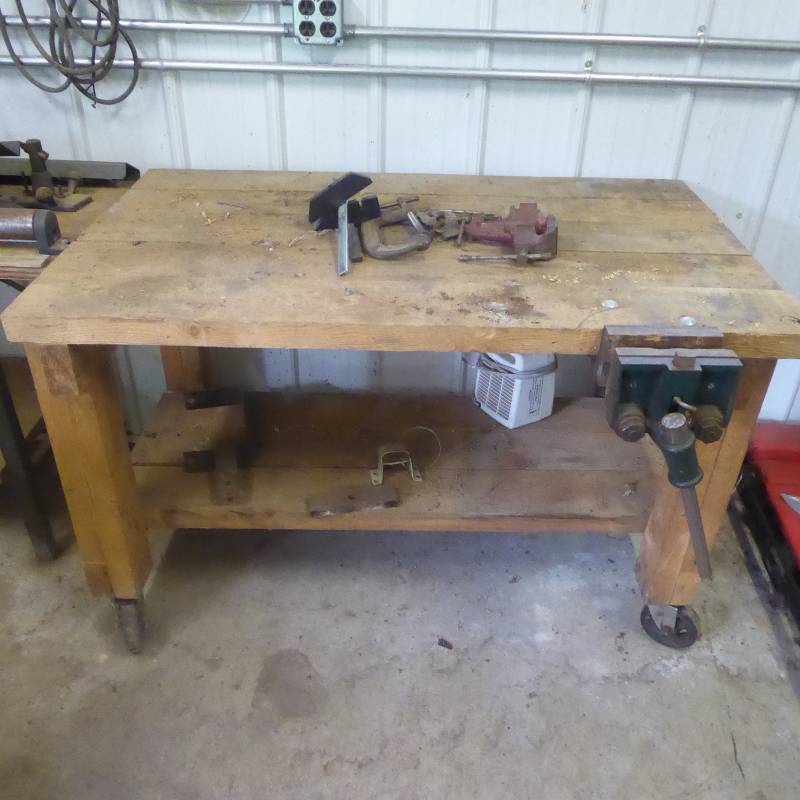 Rolling Work Bench With Vise And Clamps 2019 Janesville Summer