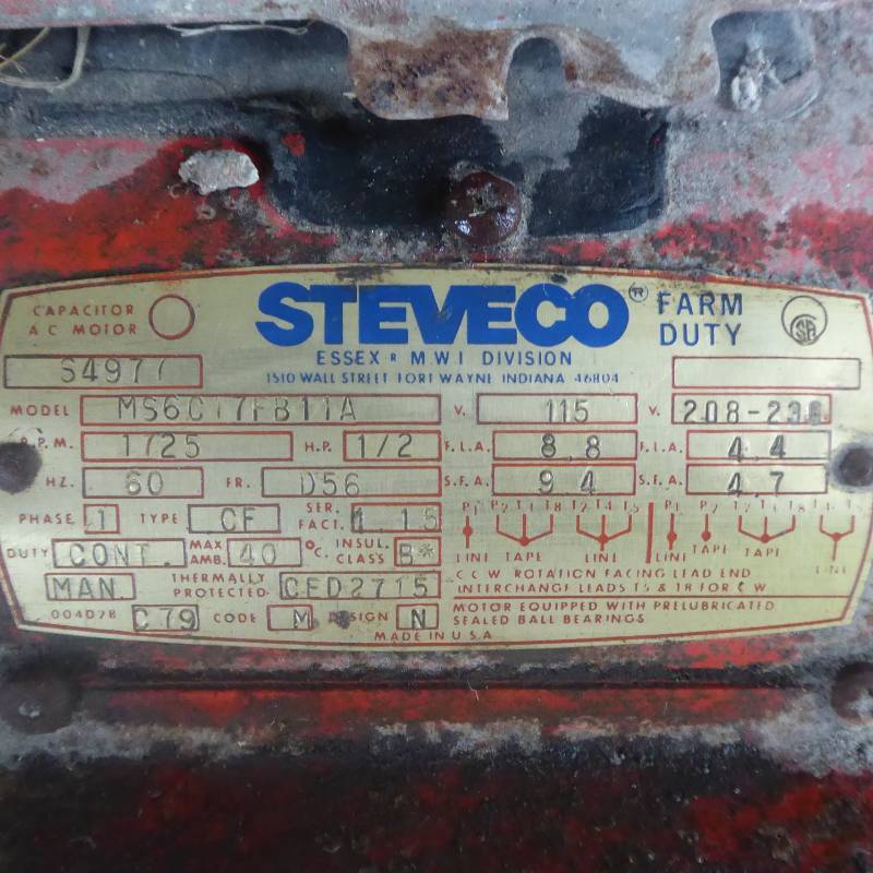lot 47 image: Steveco Farm Duty Electric Motor