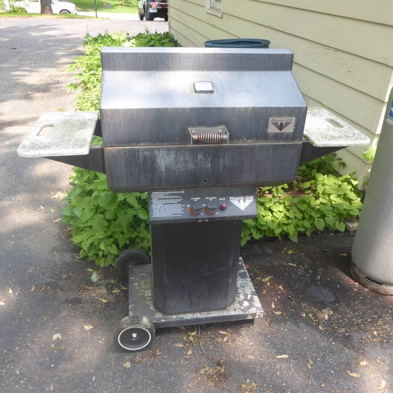 lot 53 image: Phoenix Gas Grill with 100lb tank