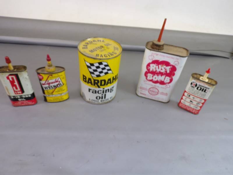 lot 63 image: Vintage Oil Cans