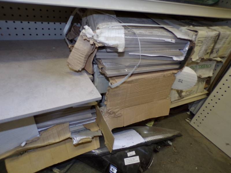 lot 104 image: Floor Tile 7 Full Boxes and One box with some broken tiles