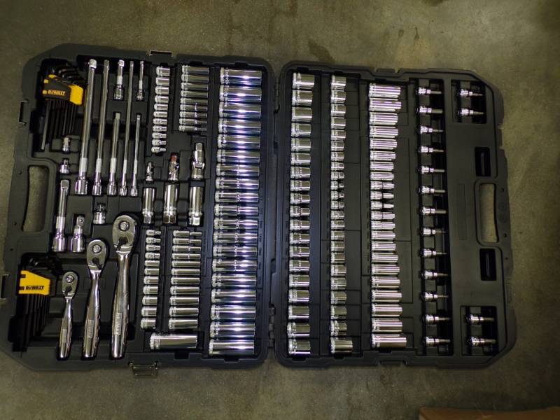 lot 137 image: DeWalt Socket Set with Case