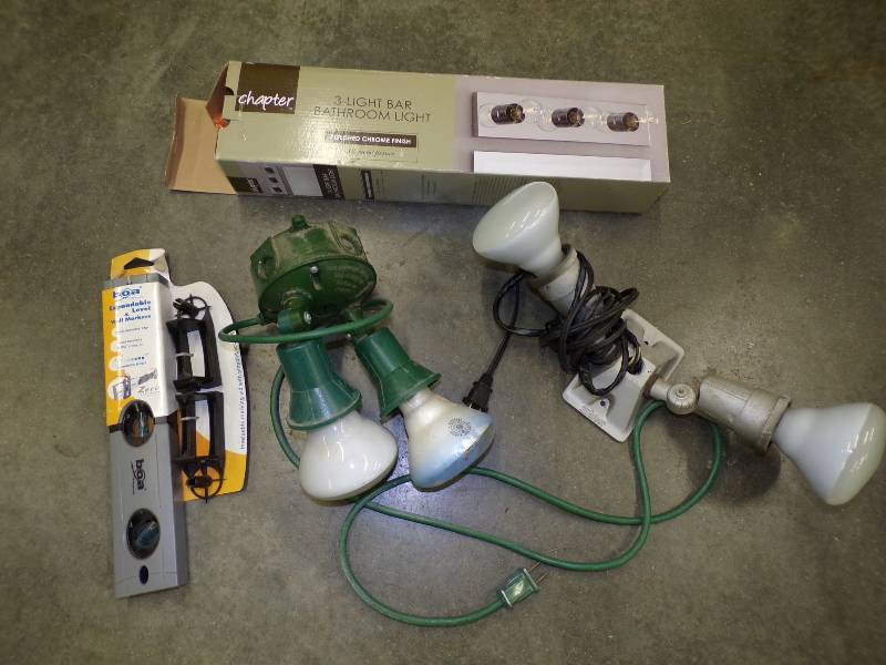 lot 151 image: Flood Lights, Bathroom Lights and Level