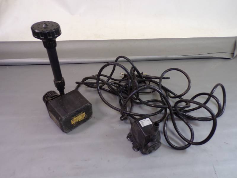 lot 161 image: Pair of Fountain Water Pumps