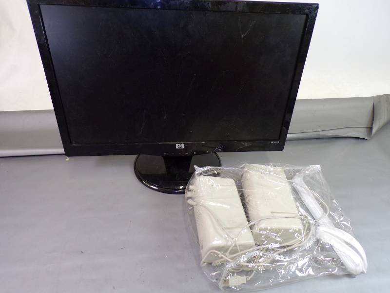 lot 166 image: 20 Computer Monitor and Speakers