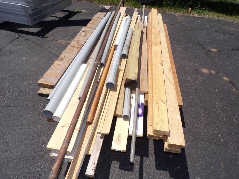lot 182 image: Assorted Lumber and Conduit