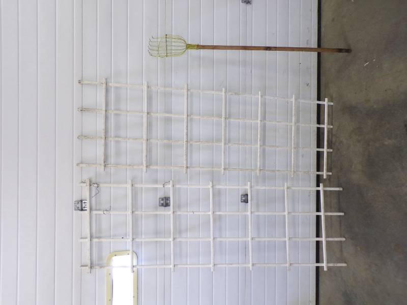 lot 211 image: Pair Of Garden Trellis and Apple Picker