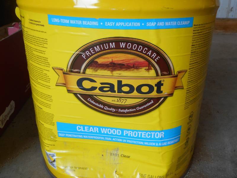 lot 20 image: Cabot Wood Protector