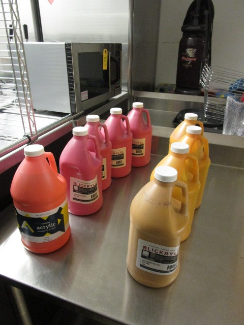 BLICKRYLIC PAINT - UNOPENED HALF GALLONS
