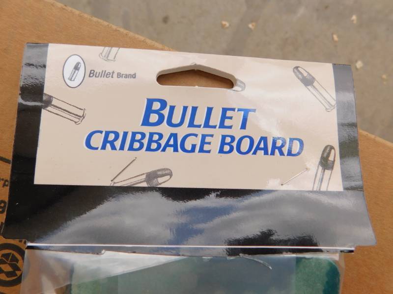 lot 37 image: New Bullet Cribbage Board