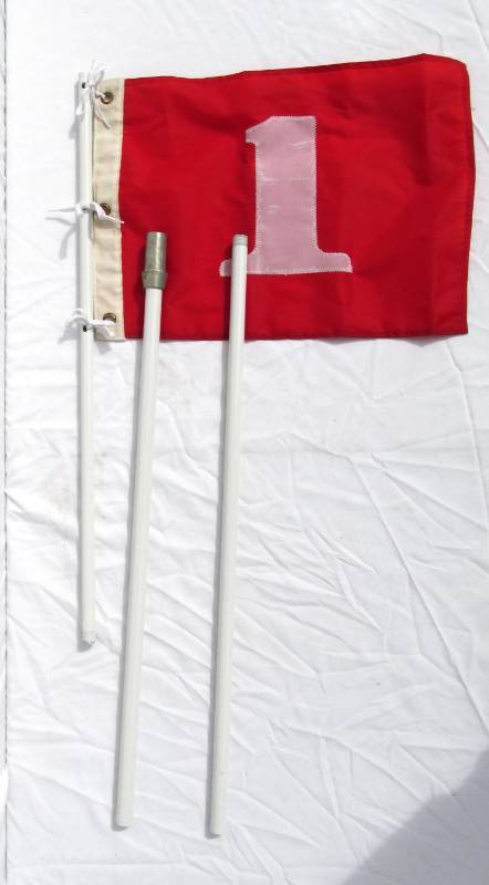 lot 27 image: Case of New Golf Hole With Flag Pole and Target Sets