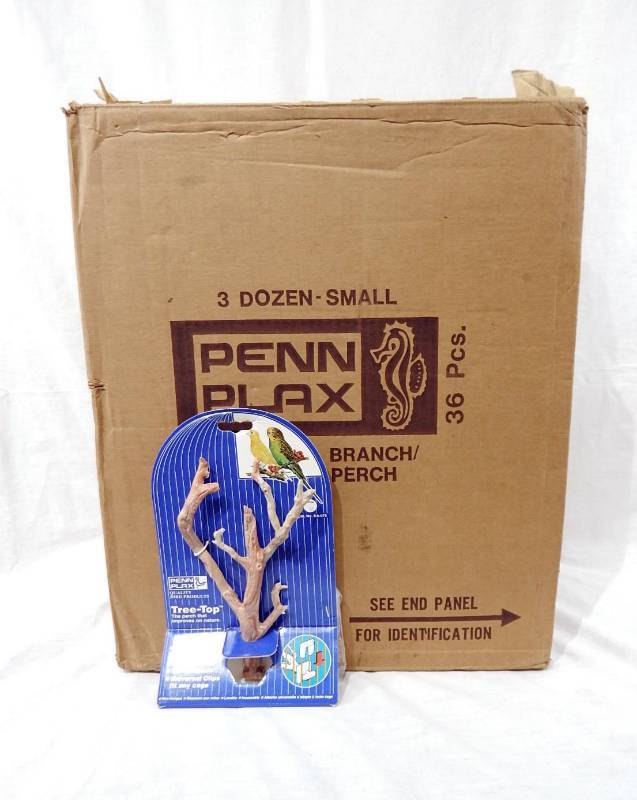 lot 3 image: Case of New Vintage Penn Plax Bird Tree Top Perches