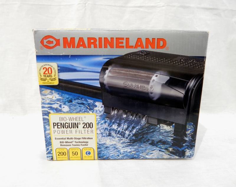 lot 14 image: New Marineland Bio Wheel Penguin 200 Power Filter