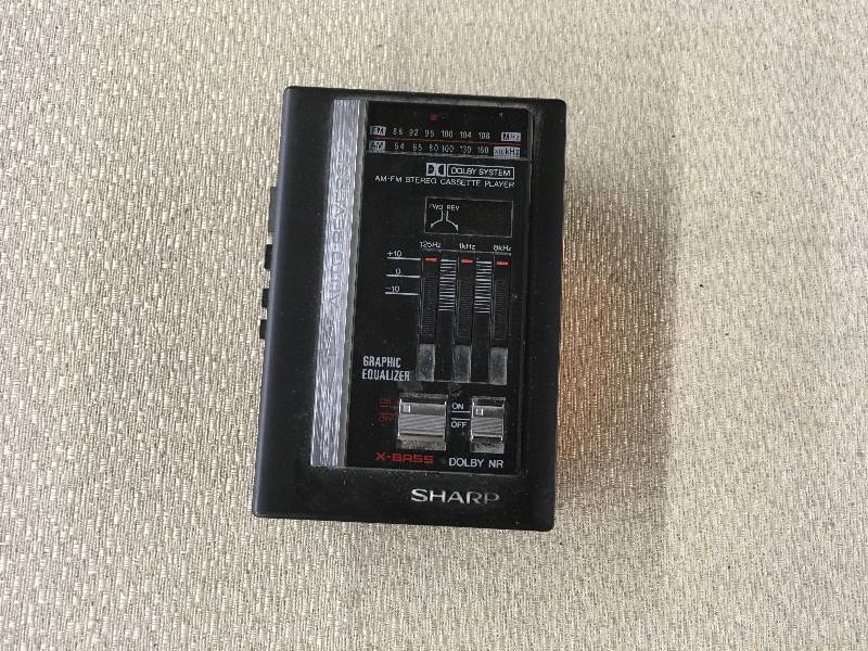 lot 233 image: Sharp AMFM Radio & Cassette Player