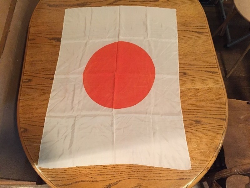 WW2 Silk Japanese Flag