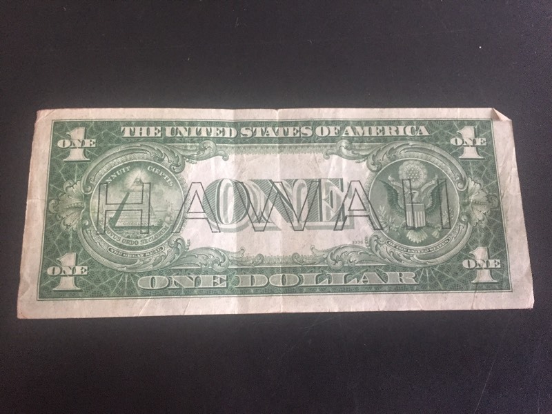 1935A Hawaii Silver Certificate $1.00