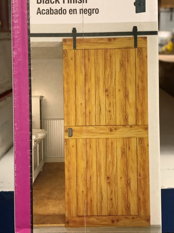 lot 29 image: Ultra Decorative Interior Barn Door Hardware Kit