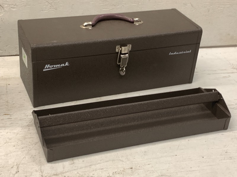 lot 49 image: Homak Steel Toolbox