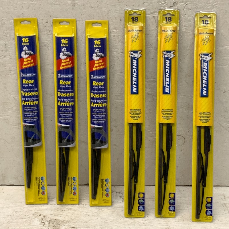 lot 62 image: (6) Michelin Windshield Wipers