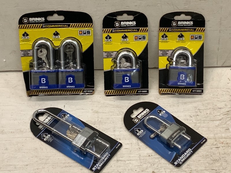 lot 66 image: Box Of New Brinks Padlocks
