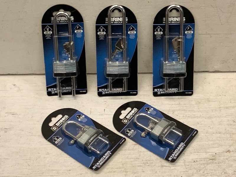 lot 75 image: Box Of New Brinks Padlocks