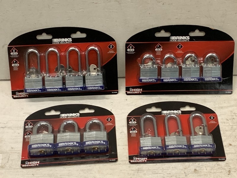 lot 80 image: Box Of New Brinks Padlocks