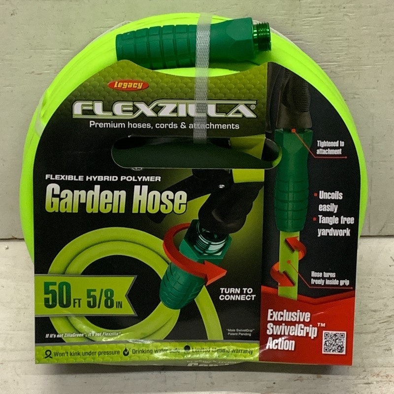 lot 41 image: Unused FlexZilla Premium 58 x 50ft Hybrid Water Hose With Swivel Grip