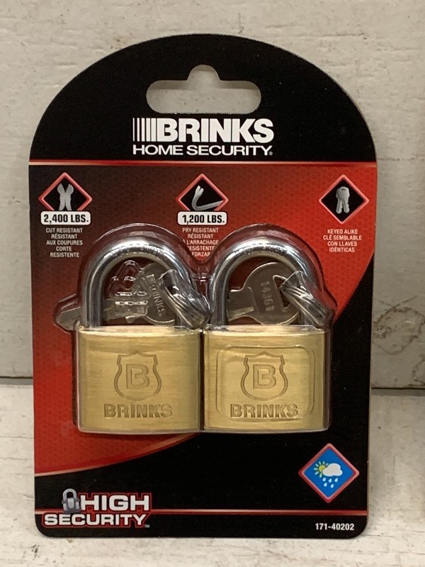 lot 70 image: Box Of New Brinks Padlocks