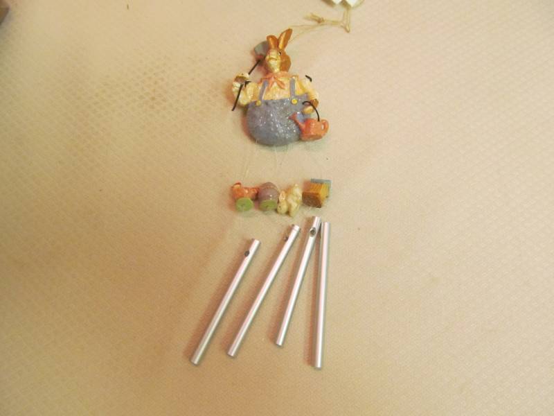 bunny wind chimes