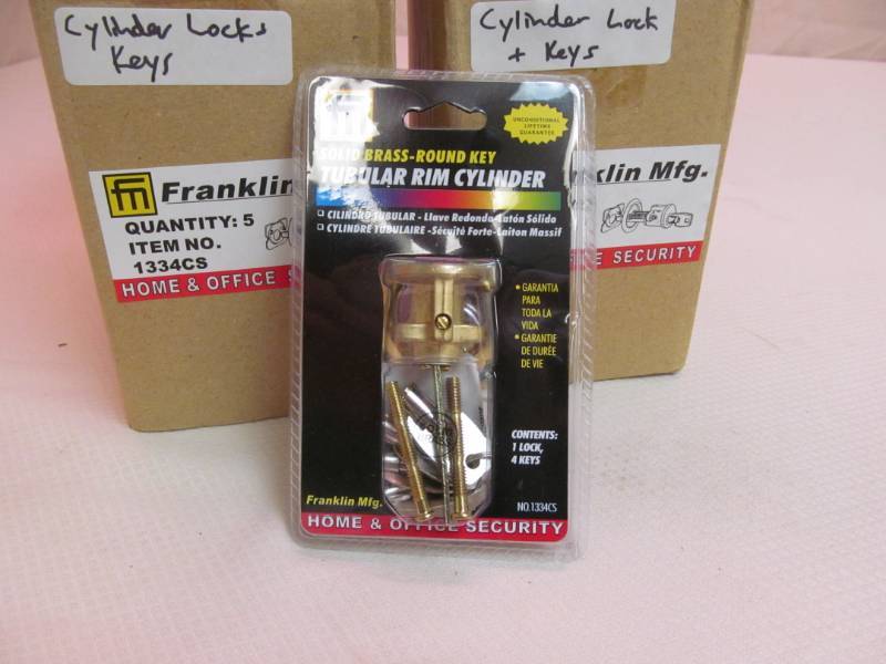 Cylinder locks and keys Franklin mfg.