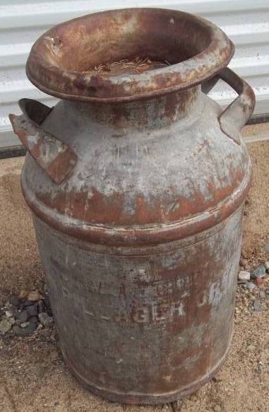 lot 168 image: Milk Can