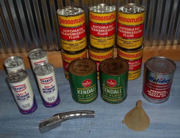 lot 84 image: Vintage Oil Cans