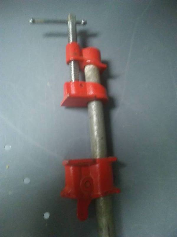 lot 219 image: Woodworking clamp - excellent, two foot.
