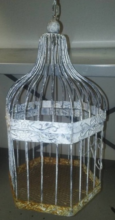 lot 229 image: Vintage bird cage