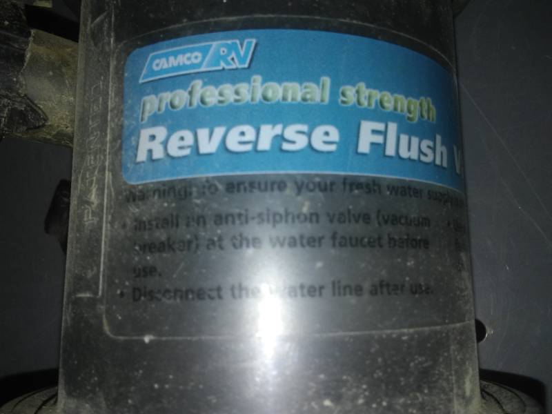 lot 245 image: Sewer reverse flush sewer valve - trailers and motorhomes,